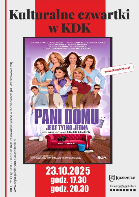 „Pani domu jest tylko jedna” - spektakl komediowy - spektakl