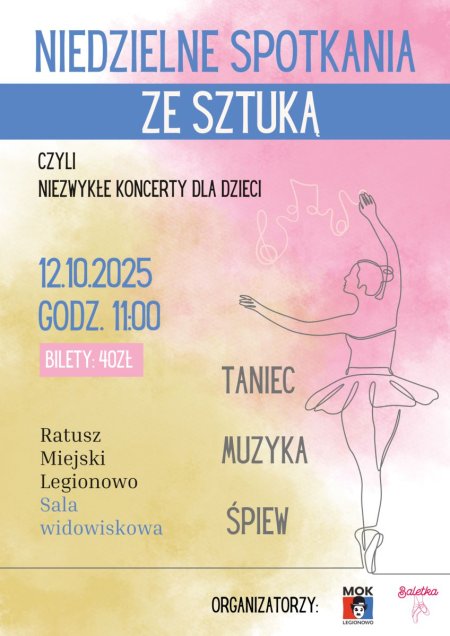 Niedzielne Spotkania ze Sztuką - dla dzieci - koncert