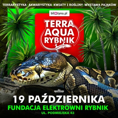 Terra Aqua Rybnik / Targi akwarystyki / Wystawa pająków / Rośliny doniczkowe - wystawa