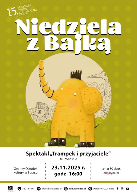 Spektakl &quot;Słoń Trampek i Przyjaciele&quot;. Muzobaśnie. - dla dzieci