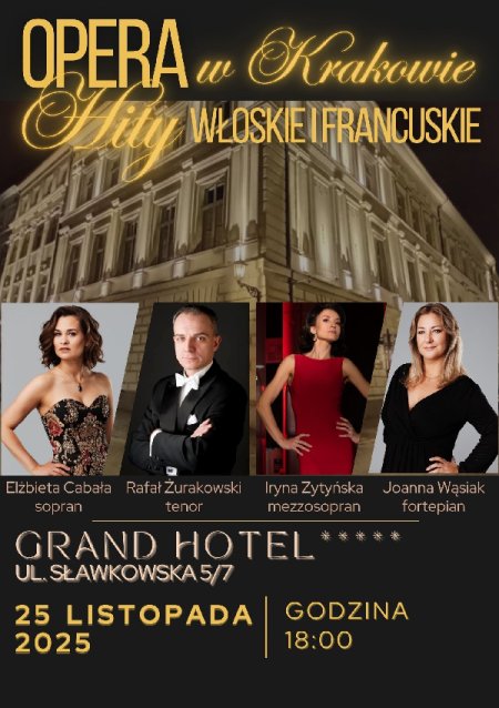 Hity włoskie i francuskie - koncert