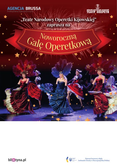 Koncert Noworoczny - Wielka Gala Operetkowo-Musicalowa: Teatr Narodowy Operetki Kijowskiej - spektakl