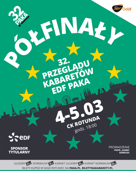 Półfinały 32. Przeglądu Kabaretów EDF PAKA - kabaret