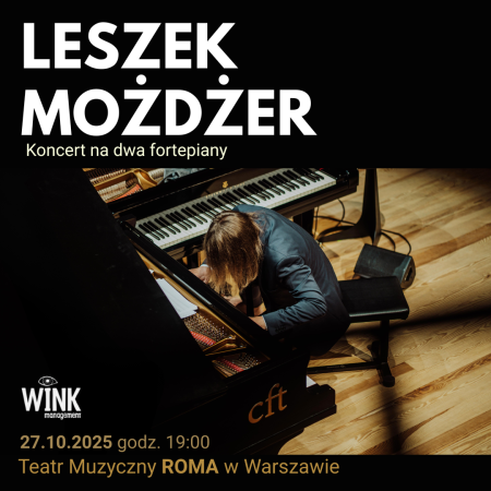 Leszek Możdżer Solo - koncert na dwa fortepiany - koncert