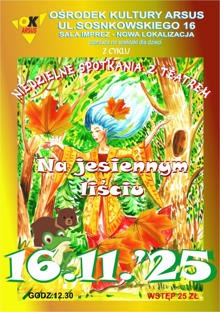 Bajka dla dzieci pt.&quot;Na jesiennym liściu&quot; - dla dzieci