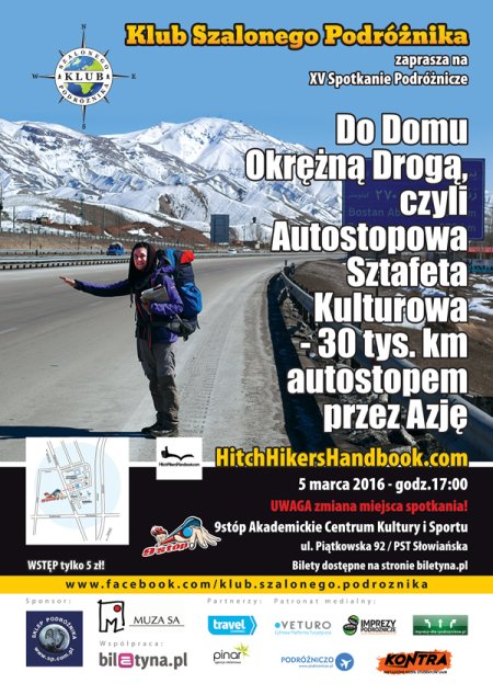 Do Domu Okrężną Drogą, czyli Autostopowa Sztafeta Kulturowa - 30 tys. km autostopem przez Azję - inne