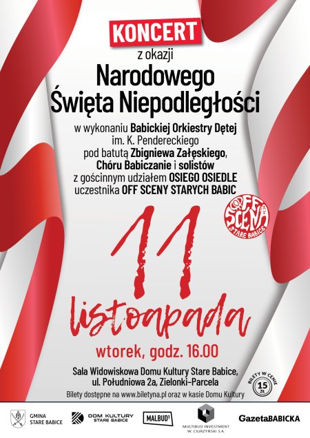 Koncert z okazji Narodowego Święta Niepodległości - koncert