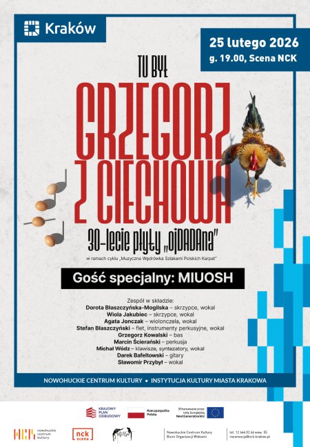 GRZEGORZ Z CIECHOWA „ojDADAna” - 30-lecie albumu - koncert