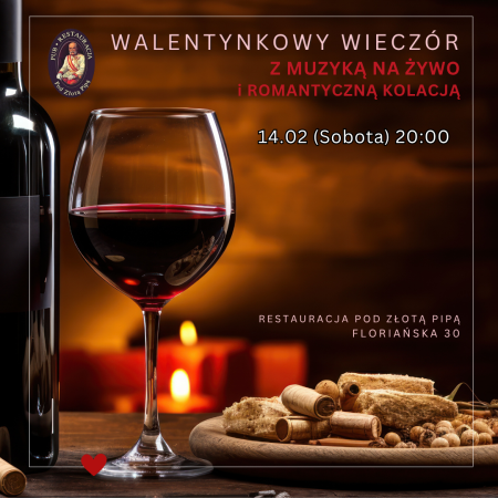 Walentynki - romantyczna kolacja we dwoje - koncert