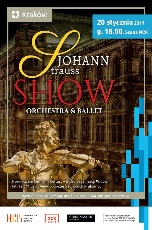 Gala Noworoczna "JOHANN STRAUSS SHOW" Bilety Online, Opis, Recenzje