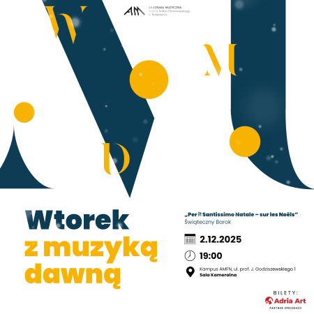 Wtorek z muzyką dawną: „Per il Santissimo Natale - sur les Noëls” - Świąteczny Barok - koncert