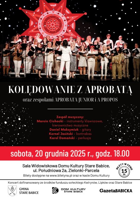 Kolędowanie z Aprobatą - koncert