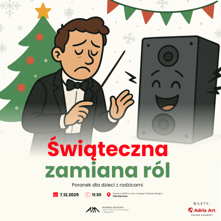Poranek Muzyczny dla dzieci z rodzicami - Świąteczna zamiana ról - koncert