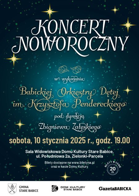 Babicka Orkiestra Dęta im. K. Pendereckiego - Koncert Noworoczny - koncert