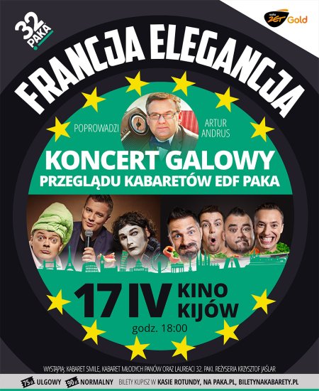 Koncert Galowy 32. EDF PAKI - &quot;Francja Elegancja&quot; - kabaret