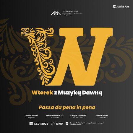 Wtorek z Muzyką Dawną: Passa da pena in pena - koncert
