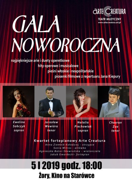 Gala Noworoczna - Arte Creatura Teatr Muzyczny - koncert