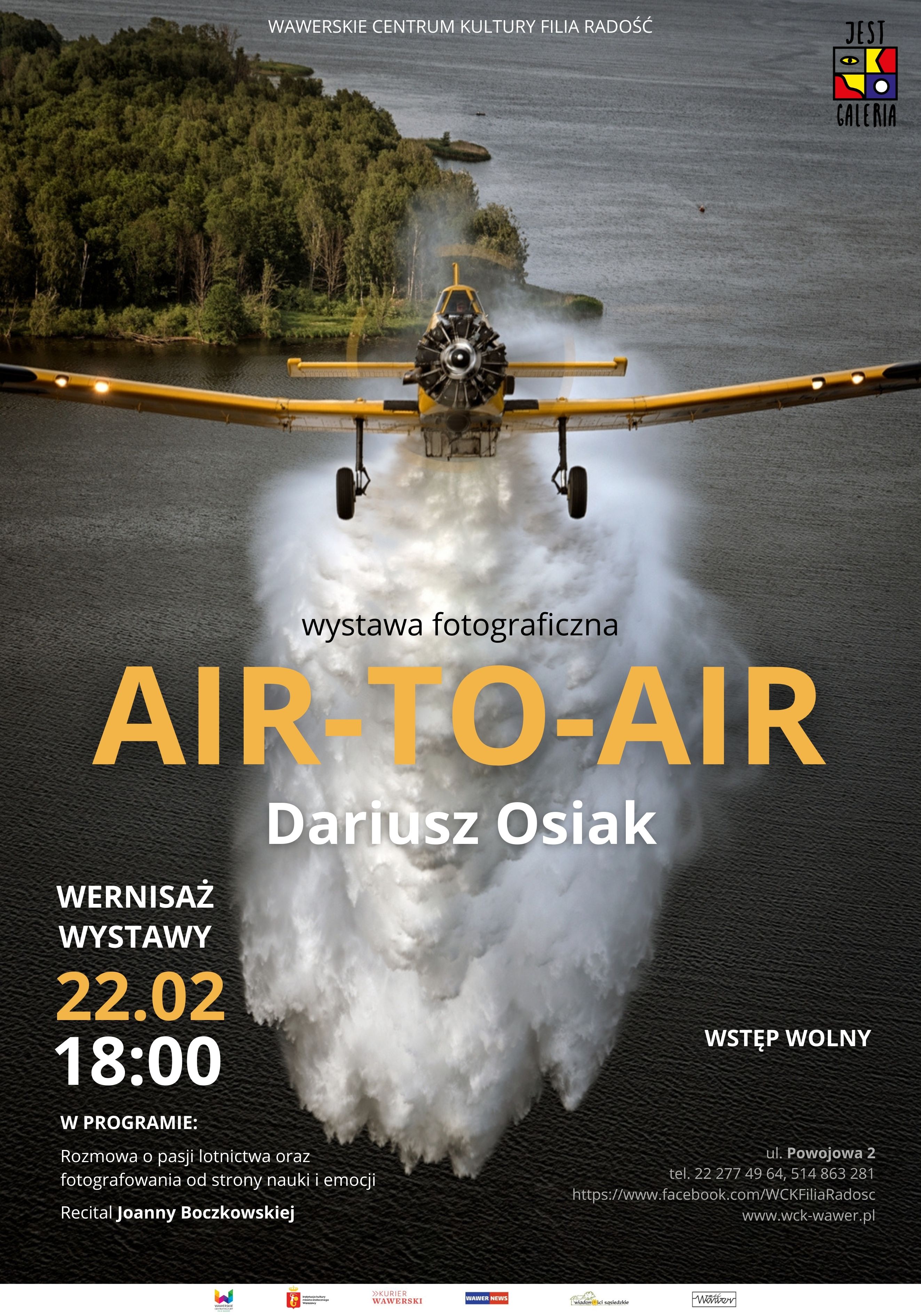 Wernisaż wystawy "Air-to-air" fotografia Dariusz Osiak Warszawa