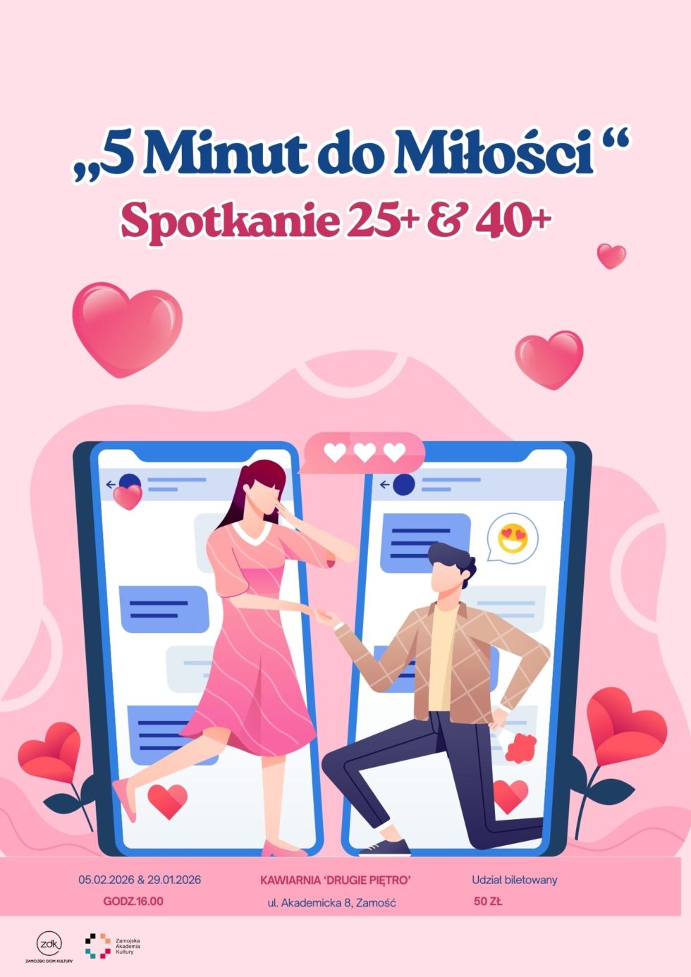 "5 minut do miłości" 25+ dla Pań Zamość