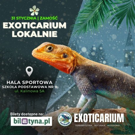EXOTICARIUM LOKALNIE Targi Terrarystyczne Zamość - targi