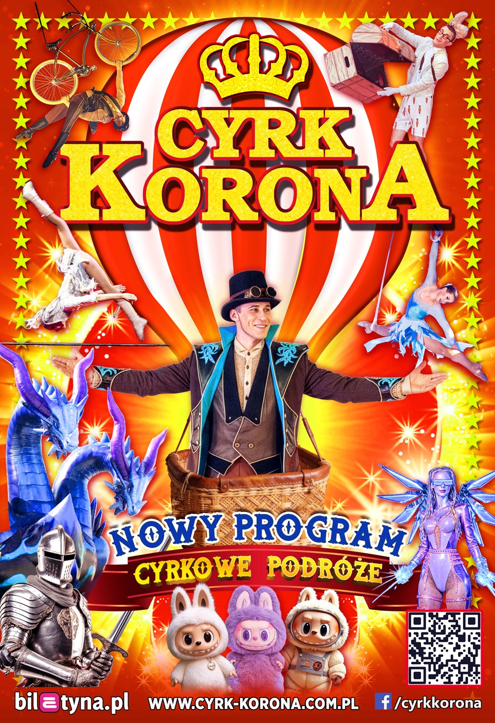 Cyrk Korona - Nowy Program 2026 - Cyrkowe Podróże Warszawa