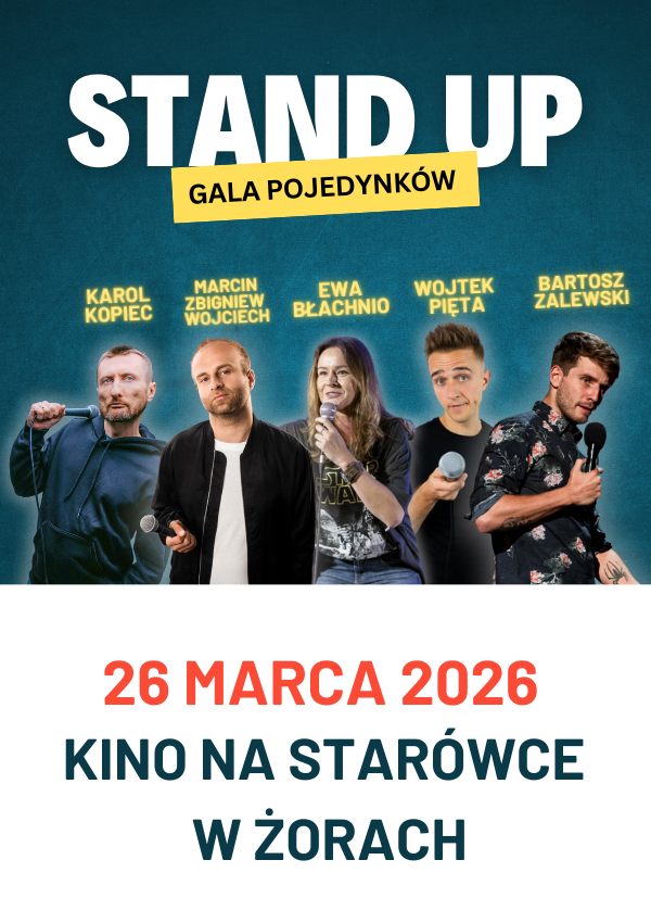 Gala pojedynków stand-up: Błachnio, Wojciech, Zalewski, Kopiec, Pięta Żory