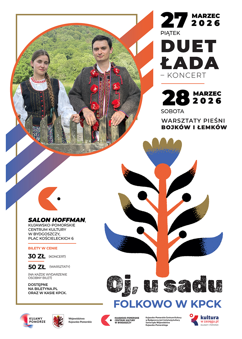 Oj, u sadu, czyli folkowo w KPCK: warsztaty pieśni Bojków i Łemków Bydgoszcz