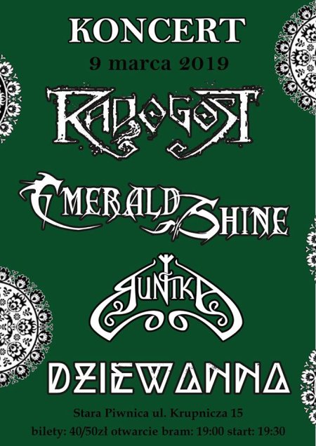 Folk Metal Night: Radogost, Emerald Shine, Runika, Dziewanna - koncert