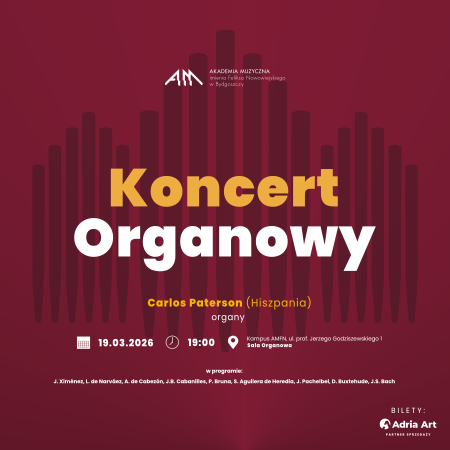 Koncert Organowy: Carlos Paterson - koncert