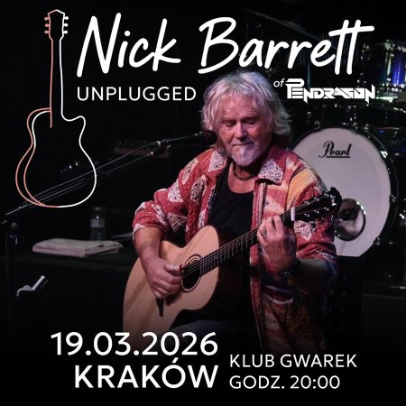 Nick Barrett (Pendragon) - unplugged - koncert