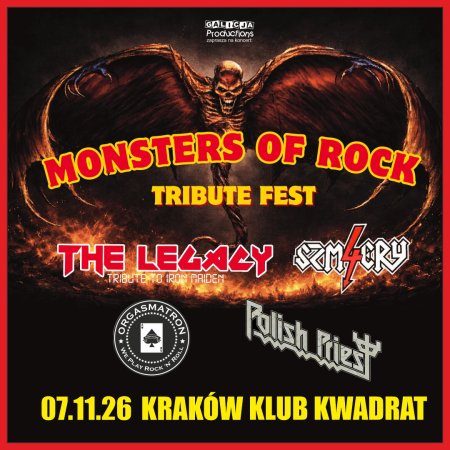 Monsters Of Rock - Tribute Fest  - koncert