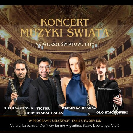 Koncert Muzyki Świata Adam Wojtasik Band i inni - koncert