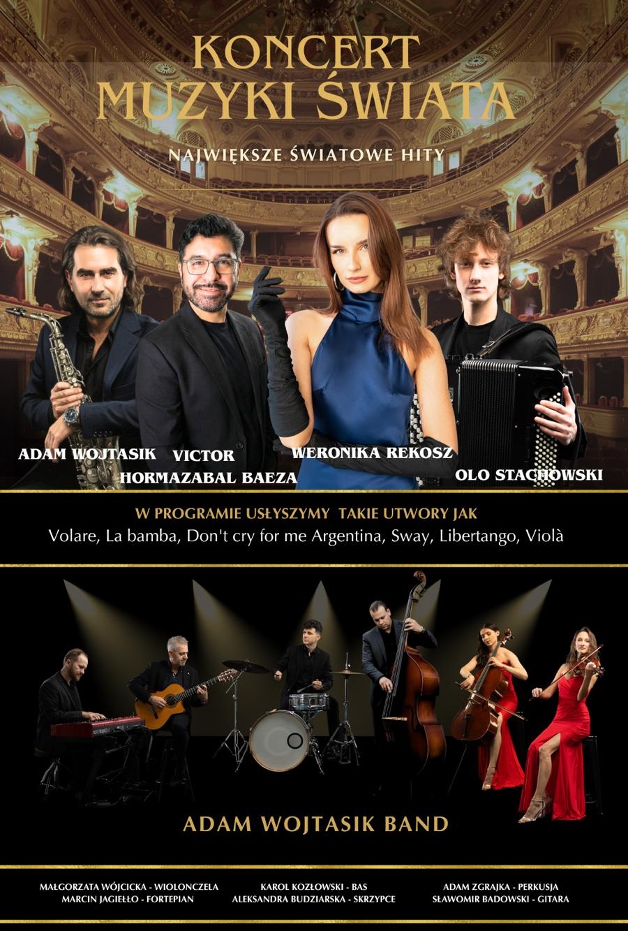 Koncert Muzyki Świata Adam Wojtasik Band i inni