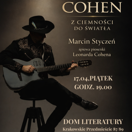 Marcin Styczeń - Cohen. Z ciemności do światła - koncert