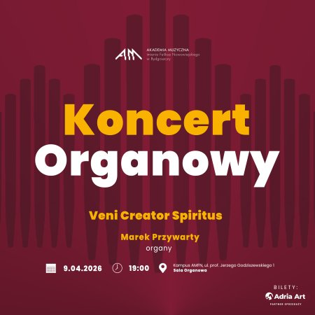 Koncert Organowy: Veni Creator Spiritus - koncert