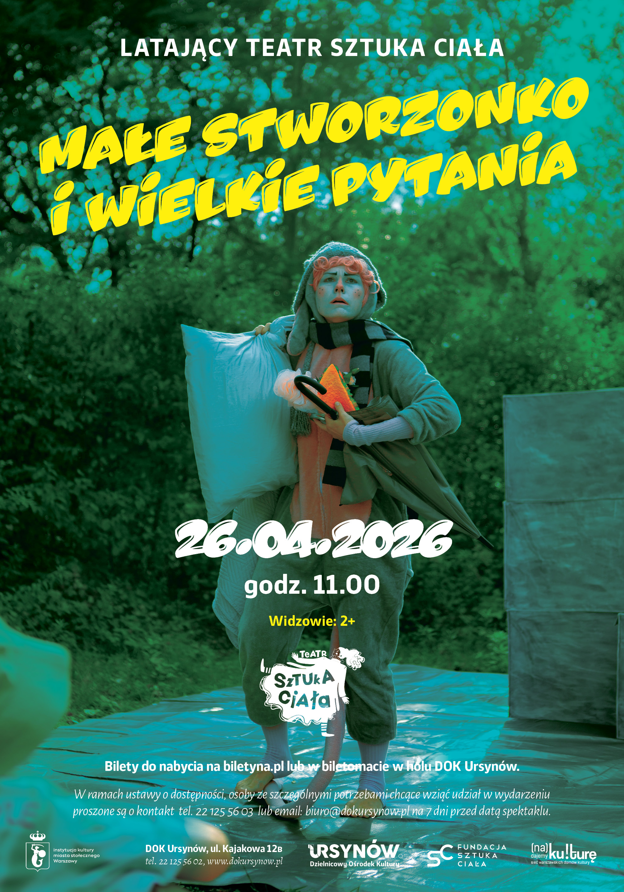 Małe stworzonko i wielkie pytania Warszawa