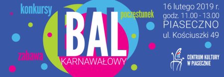 BAL KARNAWAŁOWY dla dzieci w wieku 2-6 lat - dla dzieci