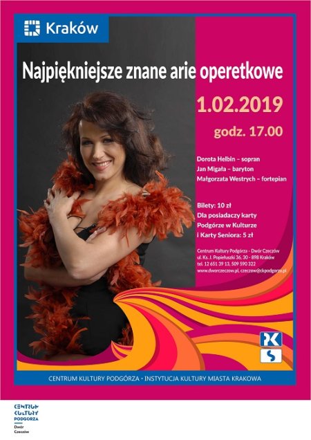 Koncert Doroty Helbin "Najpiękniejsze arie operetkowe" - kabaret