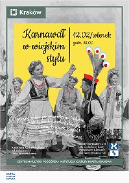 Karnawał w wiejskim stylu z „Kapelą z innej struny” - koncert