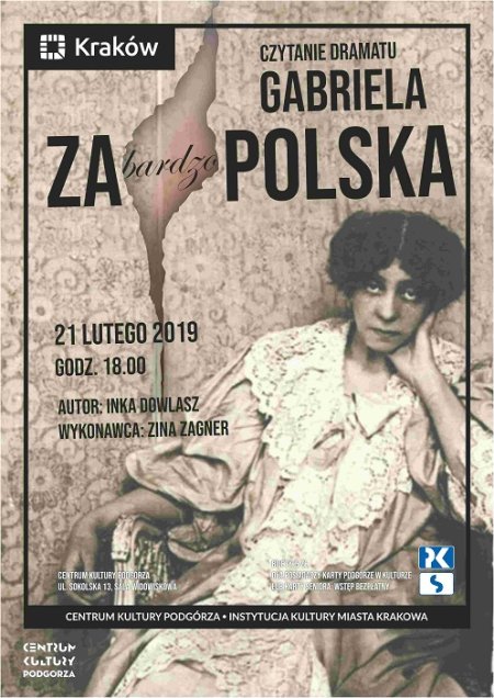 Czytanie dramatu  „Gabriela ZAbardzoPOLSKA” - spektakl