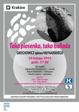 Koncert Grochowicz śpiewa Młynarskiego - Taka piosenka, taka ballada - koncert