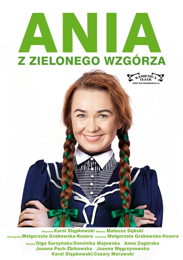 Ania z Zielonego Wzgórza - Teatr Kamienica Warszawa