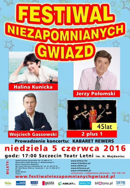 Festiwal Niezapomnianych Gwiazd w Szczecinie - koncert