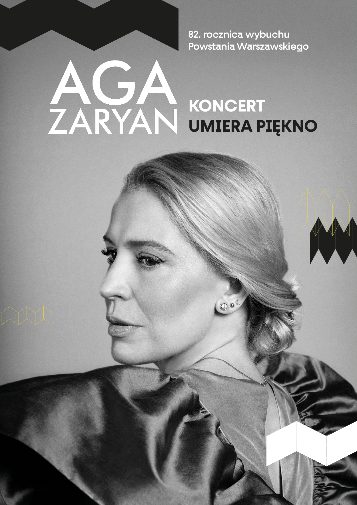 „Umiera Piękno” – koncert Agi Zaryan z okazji 82. rocznicy wybuchu Powstania Warszawskiego