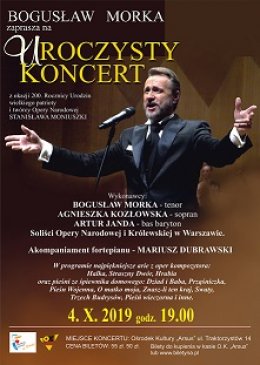 Bogusław Morka - Koncert Moniuszko - Bilety na koncert