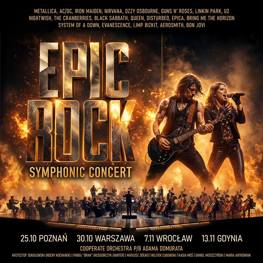 EPIC ROCK: Symphonic Concert | Bilety Online, Opis, Recenzje | 2026 ...