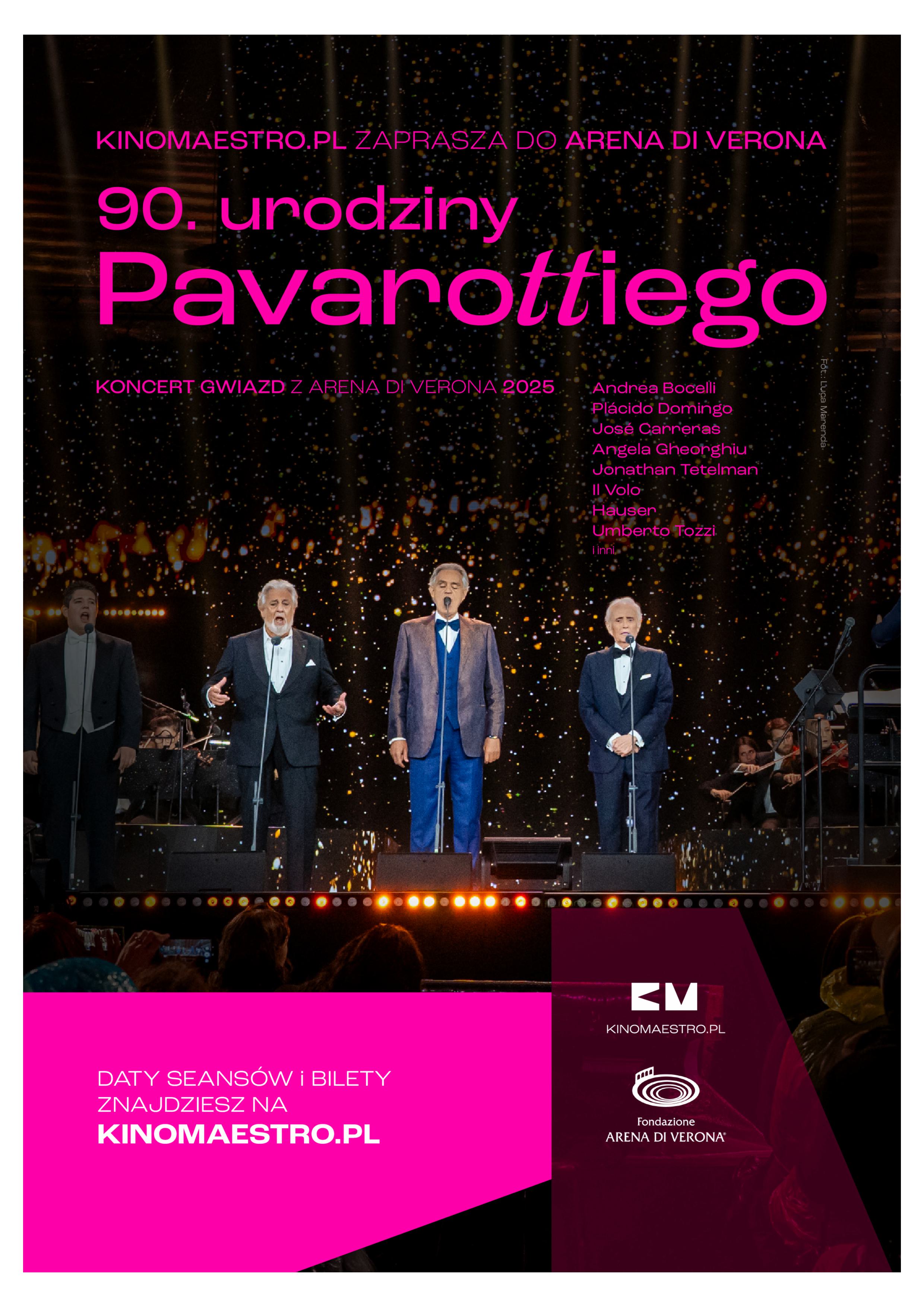 „90. urodziny Pavarottiego” Koncert gwiazd z Arena di Verona 2025 Bystra