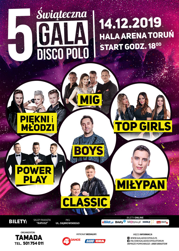 V Świąteczna Gala Disco Polo Bilety Online, Opis, Recenzje 2024