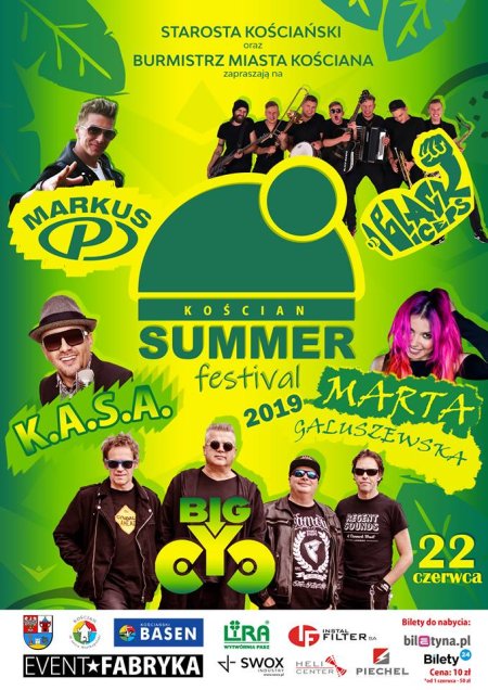 Kościan Summer Festival 2019 - koncert