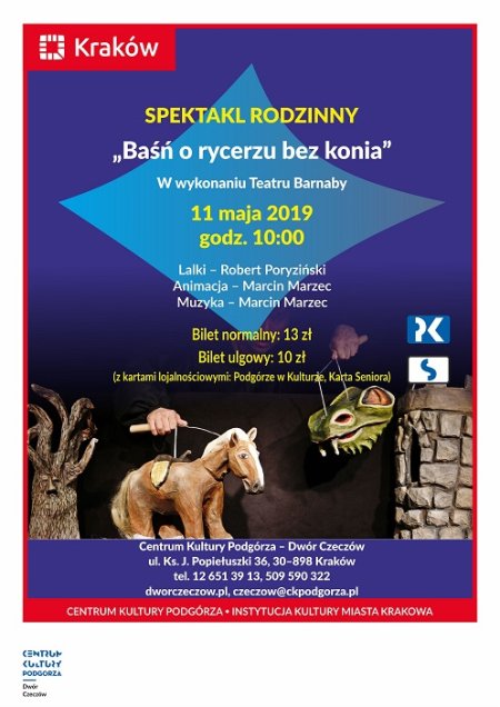 Baśń o rycerzu bez konia - spektakl rodzinny - spektakl